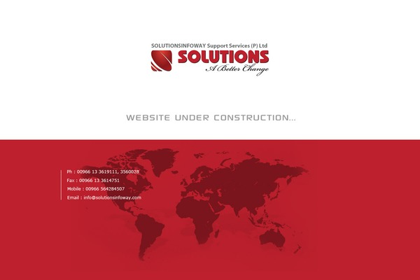 Solutions theme site design template sample