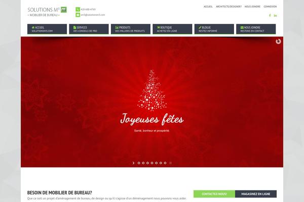 Biss theme site design template sample