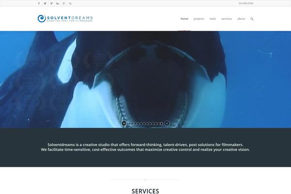 Enfold theme site design template sample