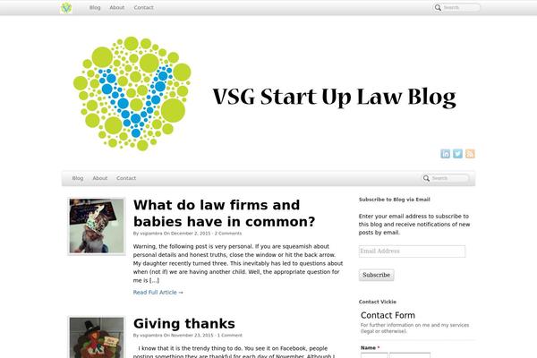 WordPress website example screenshot