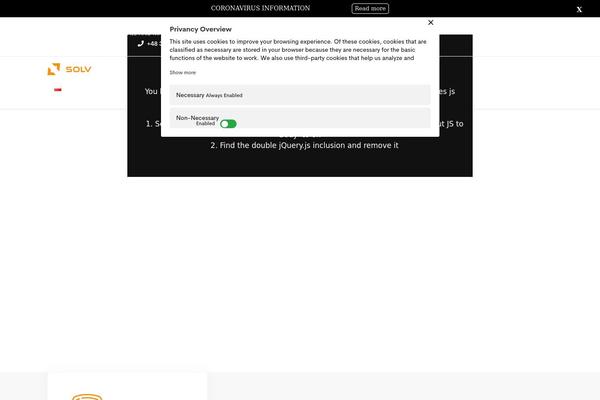 solvtech.pl site used Solvtech