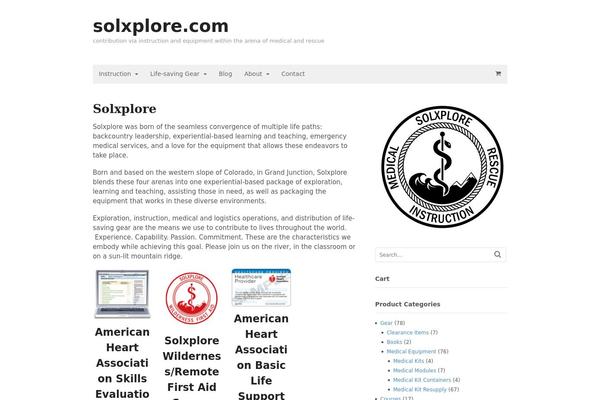 solxplore.com site used Canvas