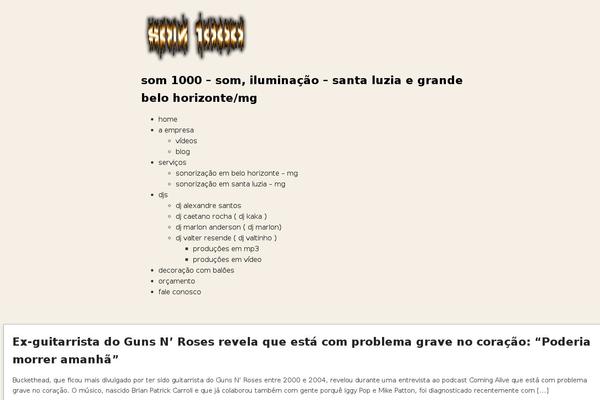 som1000.com.br site used Tema-som1000