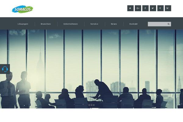 Wp-bootstrap theme site design template sample