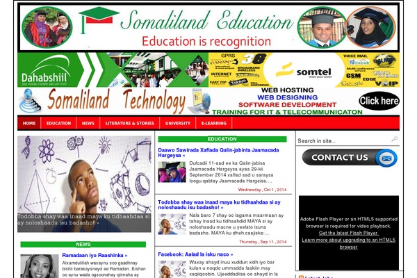somalilandedu.com site used A-n