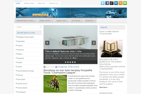 WordPress website example screenshot