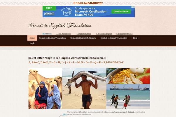 somalitoenglishtranslation.com site used Islamic