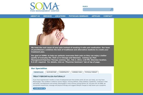 Soma theme site design template sample