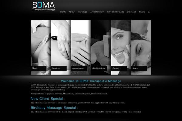 somatherapeuticmassage.com site used Soma