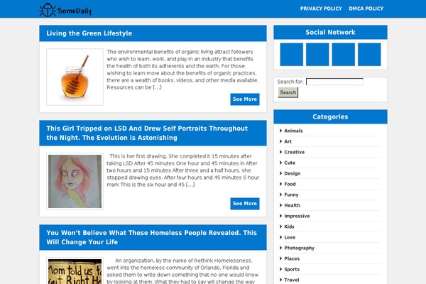 Minimalist theme site design template sample