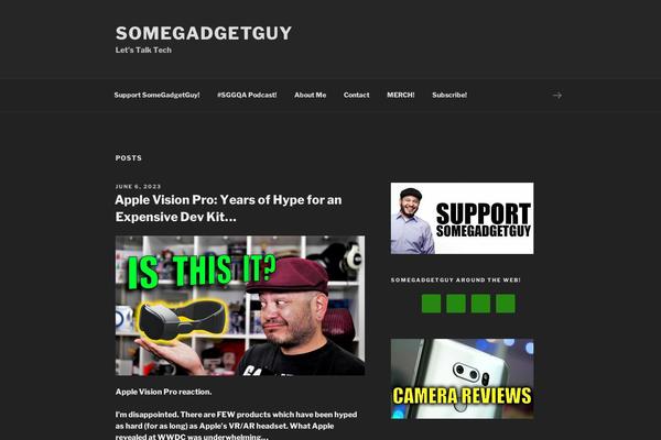 Twenty Seventeen theme site design template sample