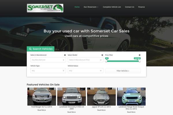 Auto Dealer theme site design template sample