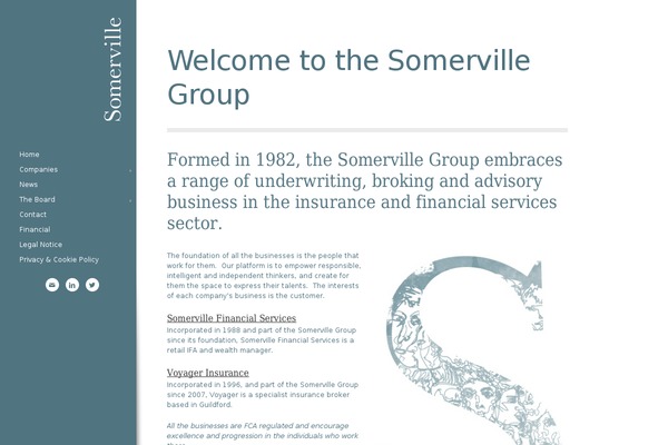somerville.co.uk site used Somerville