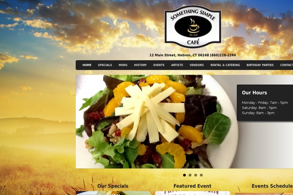 WordPress website example screenshot