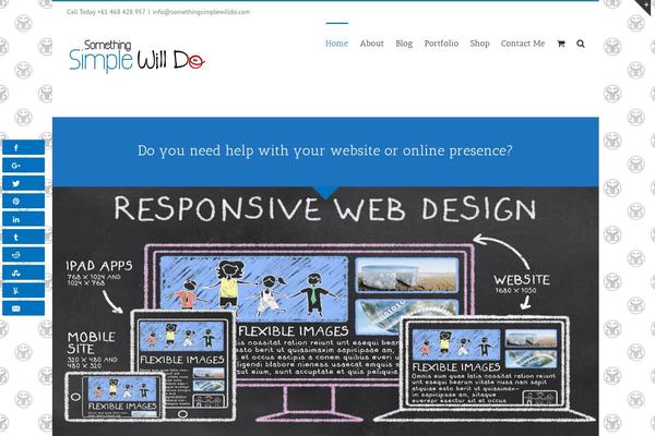 WordPress website example screenshot