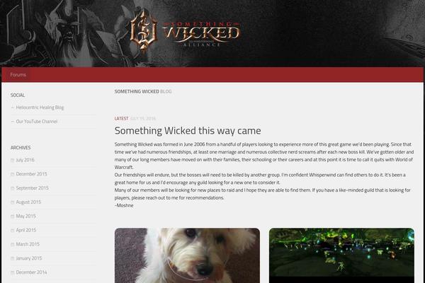 Hueman theme site design template sample