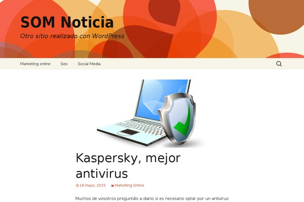 Twenty Thirteen theme site design template sample