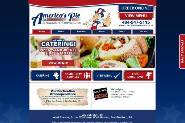 somuchmorethanpizza.com site used Americaspie
