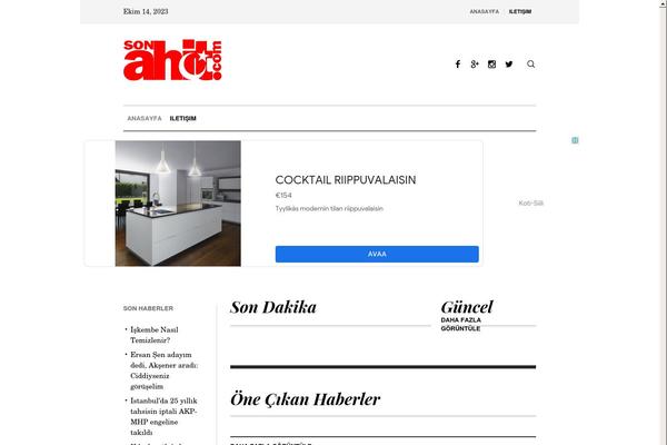 The-newspaper theme site design template sample