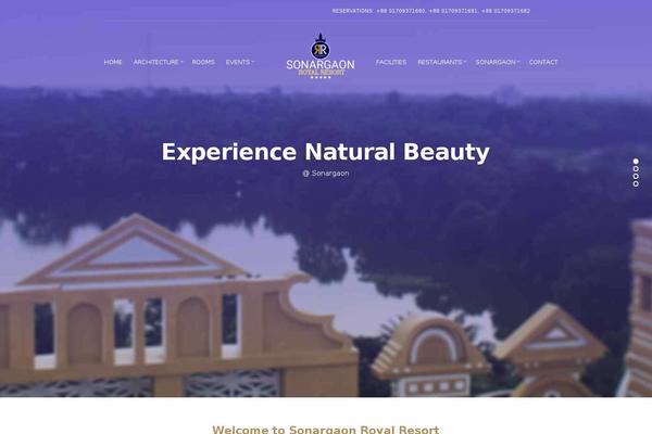 Santorini theme site design template sample