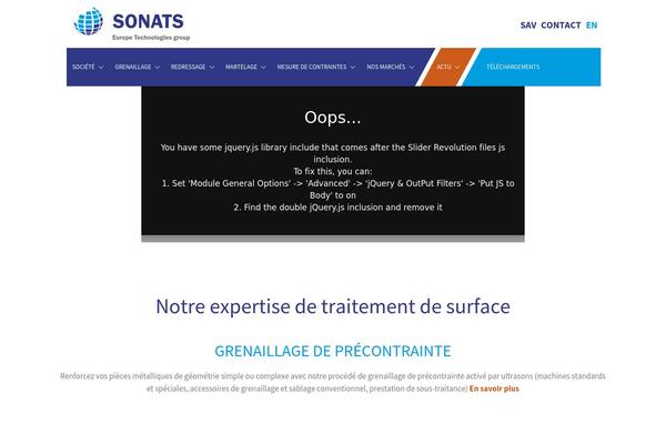 sonats-et.com site used Sonats