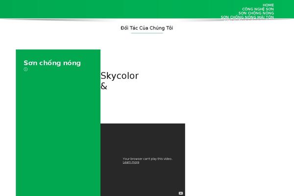 WordPress website example screenshot