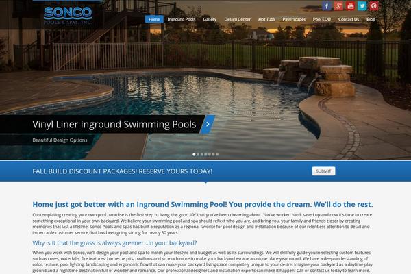 WordPress website example screenshot