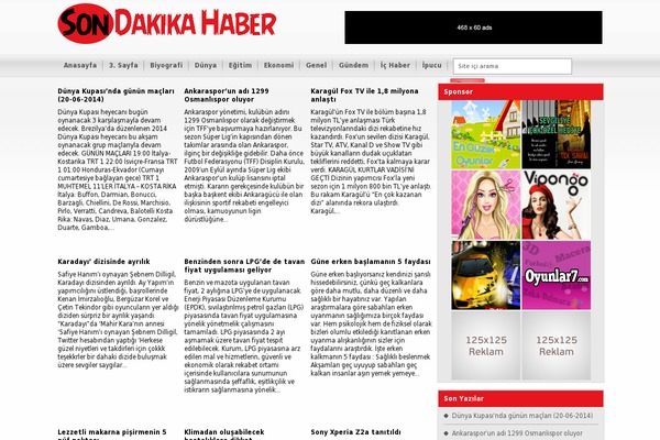 sondakika-haber.org site used Yenitema