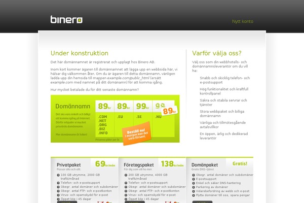 Twenty Eleven theme site design template sample