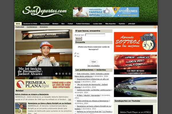 sondeportes.com site used Wpsn-theme