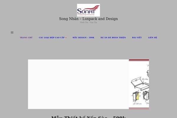 Chic Lite theme site design template sample