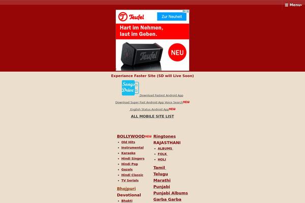 WordPress website example screenshot