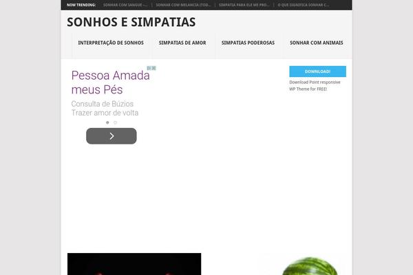 sonhosesimpatias.com site used Flato