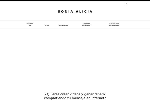 soniaalicia.com site used Coaching-plus