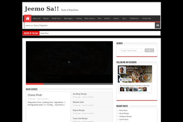 Sahifa theme site design template sample