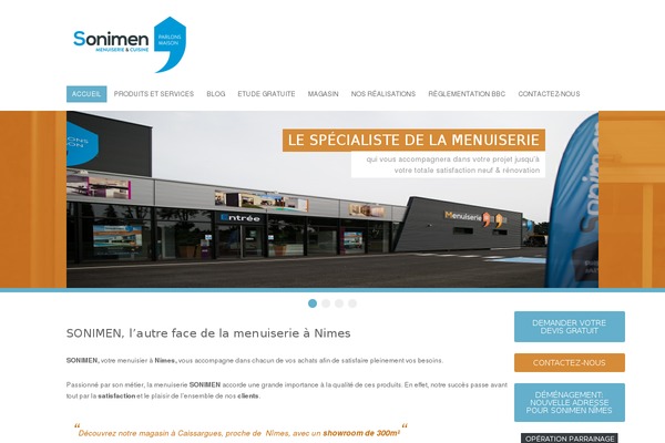 sonimen.fr site used Sonimen