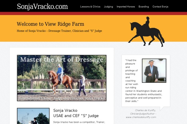 WordPress website example screenshot