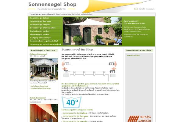 sonnensegel-shop.com site used Sonnensegelshop