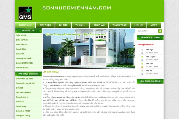 sonnuocmiennam.com site used Snmn