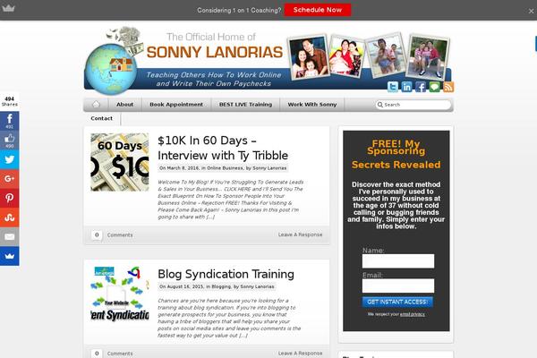 sonnylanorias.com site used Iblogpro4