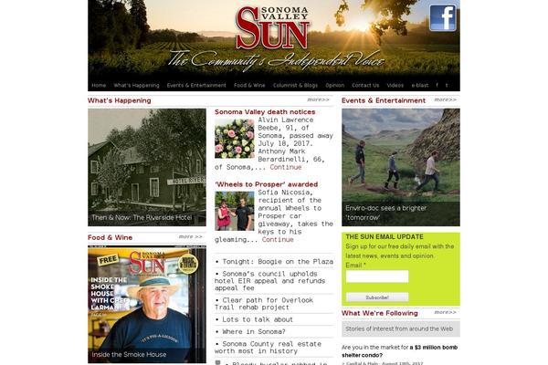 sonomasun.com site used Sunnews2015b