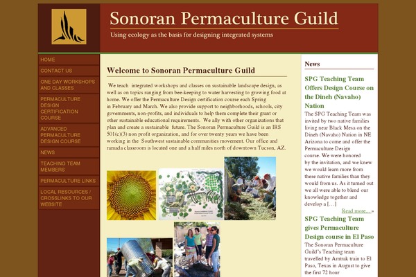 sonoranpermaculture.org site used Sonoran