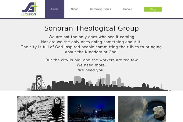 sonorantheological.org site used Sonoran