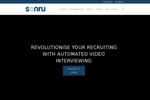 sonru.com site used Modern-hire