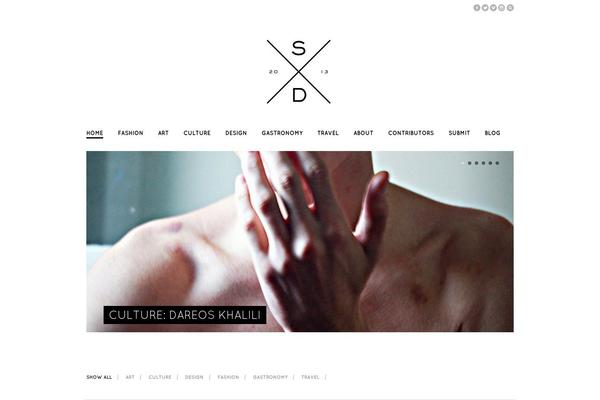 Inspire theme site design template sample