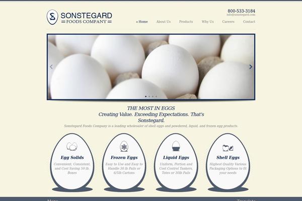 sonstegard.com site used Eggs