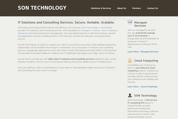 sontechnology.com site used Trighton
