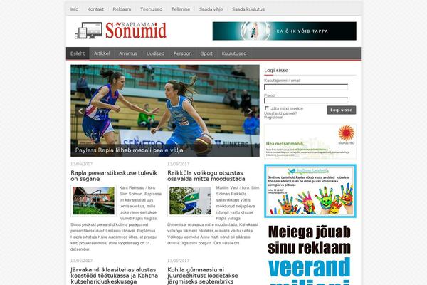 sonumid.ee site used Newspaper Child