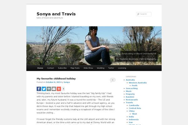 sonyaandtravis.com site used Twentyeleven-child