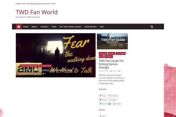 WordPress website example screenshot